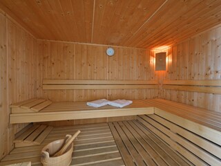 Sauna im Souterrain für alle Gäste