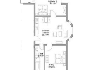 Grundriss Ferienwohnung 3