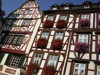 Fachwerkfassaden in Bernkastel-Kues