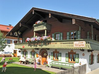 Gästehaus zum Wurm im Sommer
