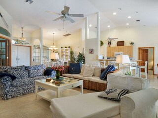 living area  of the holiday home in Cape Coral, FL