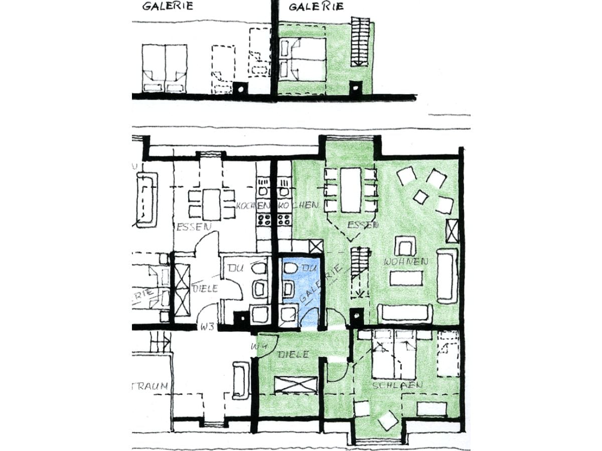 Ferienwohnung Kratzeburg Grundriss 14