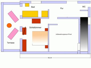 Appartamento per vacanze Traben-Trarbach Pianta del piano 27