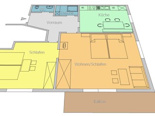 Vakantieappartement Rauris Grondplan 21