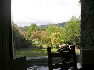 Panoramablick von Esstisch aus