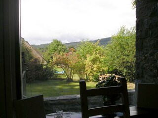 Panoramic view from the dining table