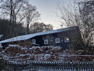 Ferienhausansicht Winter