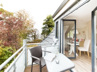 Balkon mit Ostseeblick