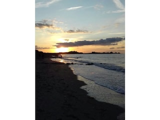 Sonnenuntergang Strand Hohwacht