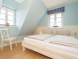 Das Schlafzimmer im Obergeschoss