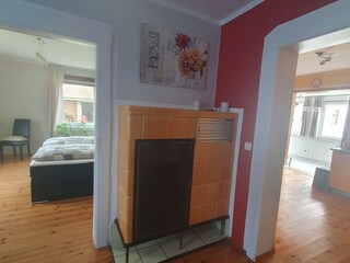 Blick vom Wohnzimmer