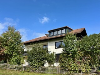 Südwestseite des Hauses