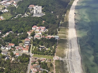 Bird's eye view of Meeresblick Baabe