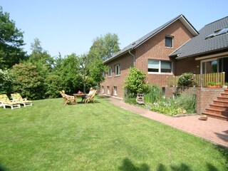 Sonnen Sie sich im Garten