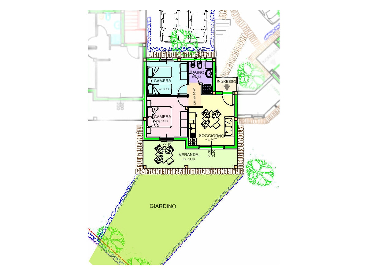 Ferienwohnung Pittulongu Grundriss 25