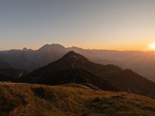 Sonnenuntergang am Jenner
