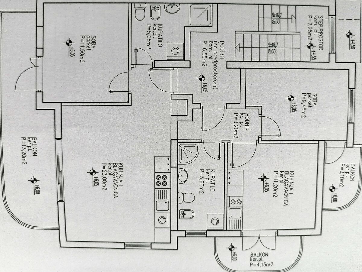 Grundriss A1 + A2