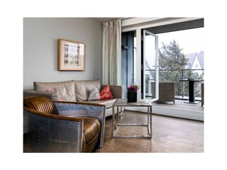 Wohnbereich Apartment mit Balkon