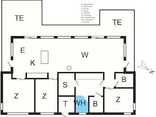 Ferienhaus Vorupør Grundriss 23