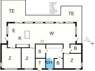 Maison de vacances Vorupør Plan d'étage 23