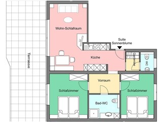 Vakantieappartement Faak am See Grondplan 30