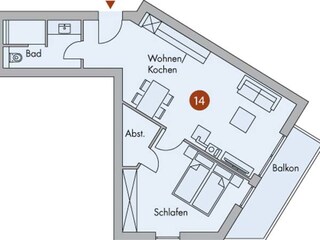 Apartment Börgerende-Rethwisch Floor Plan 6