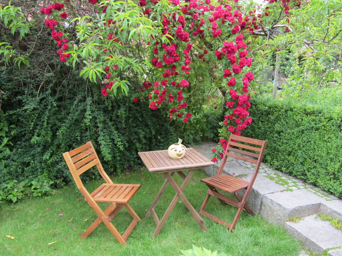 Der Bauerngarten, klein, aber fein lädt zum Erholen ein