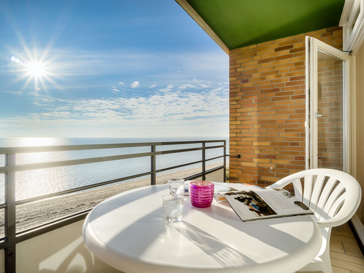 Balkon mit Nordseeblick