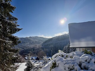 Schöne Aussicht im Winter