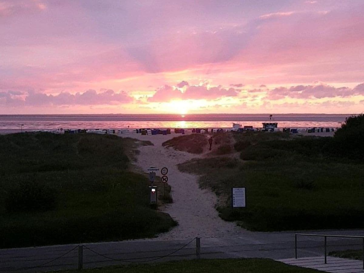 Sonnenuntergang in Norddeich