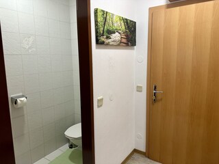 Eingang & WC