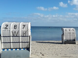 Strandkörbe am Strand