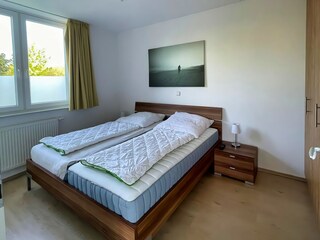 Schlafzimmer 2 auch mit Doppelbett