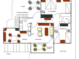 Casa per le vacanze Altea Pianta del piano 21