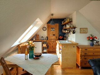 Offene Küche aus Holz
