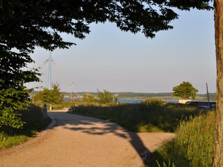 Oberhalb der Anlage beginnt der Weg
