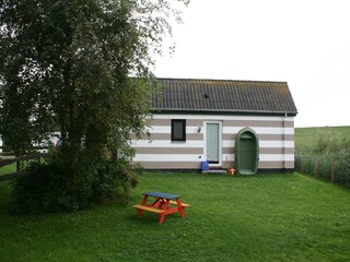 Gartenansicht mit Deichblick