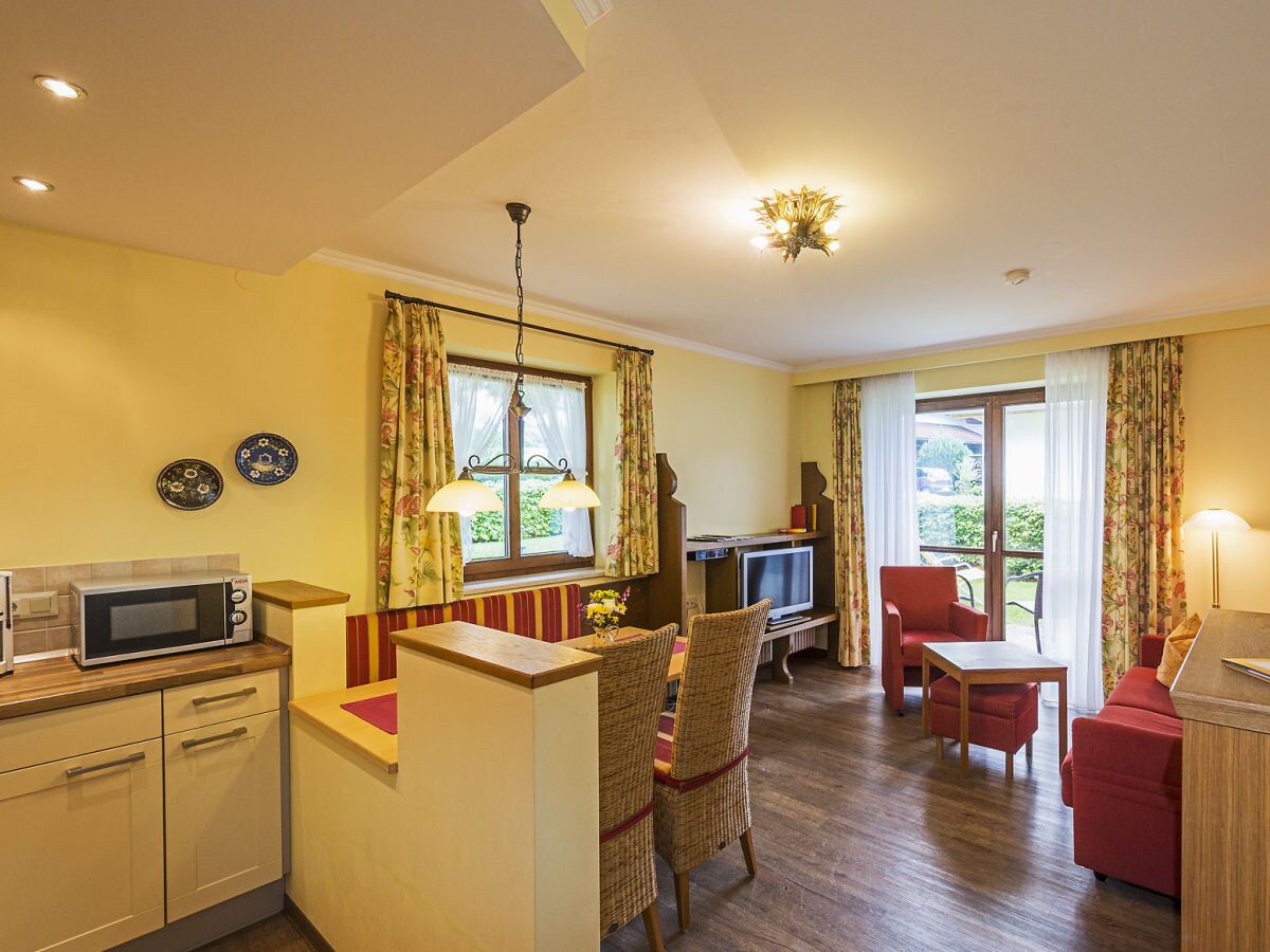 Kitchen with living area