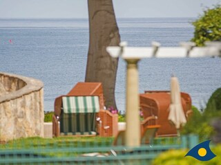 Ausblick von dem Balkon