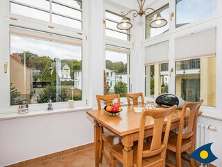 Loggia mit Essbereich