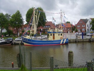 Krabbenkutter in Hafen
