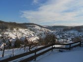 Blick über Lohrhaupten im Winter