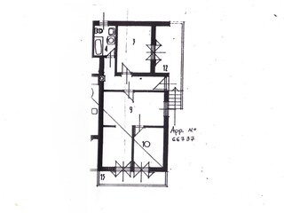 Apartamento Porec Plano de planta 41