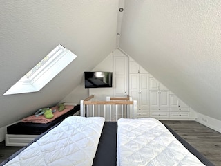 Schlafzimmer 3 im Haus 30 A mit 3 Schlafplätzen