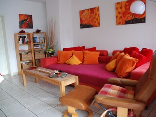 Wohnzimmer gemütliche Sitzecke