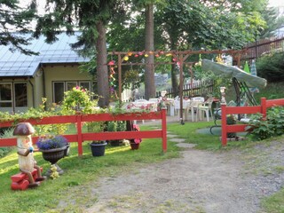 Eingang zur Gartenterrasse