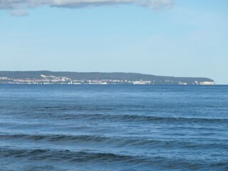 Blick auf Sassnitz Kreideküste