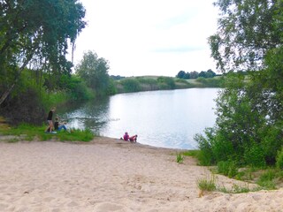 Badestrand am Bocksee (5-10 Min zu Fuß)