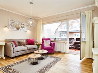 Wohnbereich mit Balkon