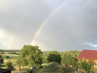 Regenbogen , gleich zwei
